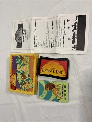 The Lion King Circle Of Life Card Game Parker Brothers COMPLETE. 1993 Disney - Image 1 of 3