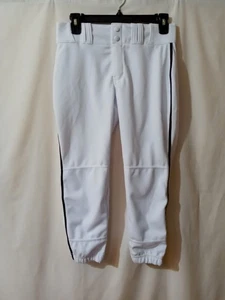 Pantalone softball Champro bianco con righe nere taglia S donna nuovo con etichetta - Foto 1 di 8