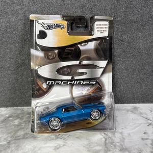 2006 Hot Wheels G Machines Blue '70 Camaro 1/50 Scale Blue Black Stripes - Picture 1 of 4