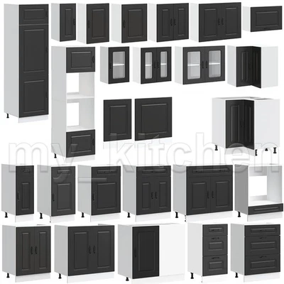 Kalmar Line - Schwarz Küchenschrank Küchenzeile Unterschrank Einbauküche Schrank - Bild 1 von 4