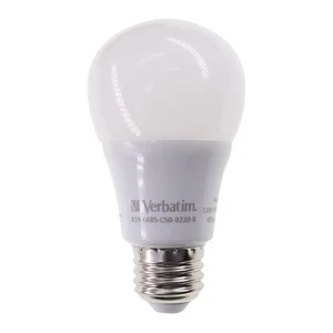 VERBATIM 99071 NON-DIMMABLE A19 LED BULB, 120V, E26, 810-LUMEN, 7W, 3000K - Picture 1 of 4