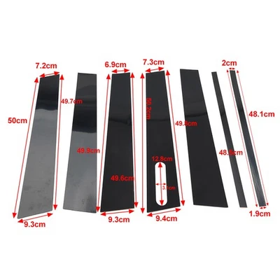 Juego de postes de pilar kit de moldura de cubierta de ventana de puerta para Ford Explorer Sport Trac Foto 1 de 4