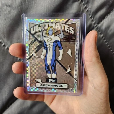 2025 Topps Finest X-Men '97 Archangel #61 X-Fractor /97 Ultimates Uncommon - Image 1 of 4
