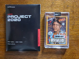 Willie Mays TOPPS PROJECT 2020 1952 New York GIANTS Designed by SOPHIA CHANG - Bild 1 von 3