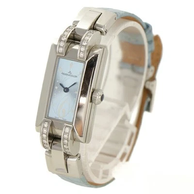 Reloj Pulsera JAEGER LECOULTRE IDEAL 460.8.08 Acero Inoxidable Cuero Azul Damas Foto 1 de 4