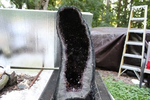 Große 20,5" sehr schöne sehr hochwertige Amethyst Geode - Bild 1 von 7