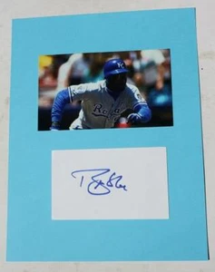 Brian McRae KC Royals Baseball Hand Signed Autographed 3X5 Card Photo Set ---- - Picture 1 of 1