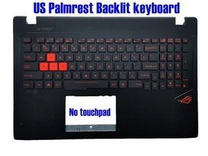 US Palmrest 4PIN backlit keyboard for Asus ROG GL553V GL553VW GL553VE GL553VD - Picture 1 of 2
