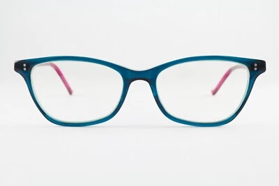 Auténticas gafas de gato Morgenthal Frederics MILA 461 53 mm verde azulado fucsia Japón Foto 1 de 4