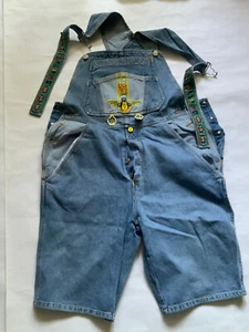 Vintage Jeans, kurze Jeans Latzhose (unisex), von L.C. WAIKIKI - Bild 1 von 6
