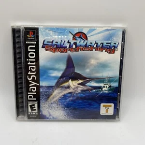 Saltwater Sport Fishing - PS1 Playstation 1 Game Tested Works - Picture 1 of 7