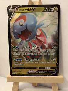 Dracovish V 114/172 - Brilliant Stars - Ultra Rare Pokemon TCG Karte NM/M - Bild 1 von 2