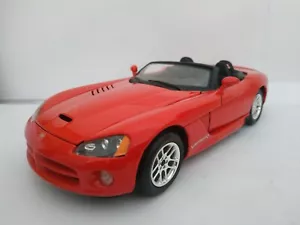 1/24 CHRYSLER DODGE VIPER SRT-10 SRT 10 COCHE DE METAL A ESCALA DIECAST SCALE - Imagen 1 de 8