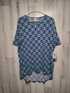 NWT Lularoe Women's Small Minnie Mouse Blue Irma Tee - Picture 1 of 5