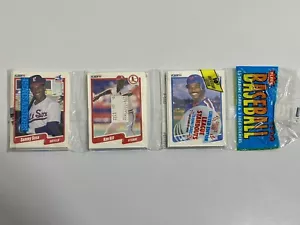 1990 Fleer Baseball SAMMY SOSA Rookie RC on Front Rack Pack Cubs FREE SHIPPING - Picture 1 of 3
