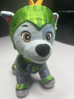 PAW PATROL Dragon KNIGHTS Rocky Puppy Dog Action Figure Plush — 第 1/3 张图片