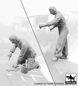 Black Dog 1/32 Personal mecánico alemán de la Luftwaffe 1940-45 Segunda Guerra Mundial Set No.1 F32109 - Imagen 1 de 1