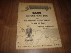 Case 900 One Way Disk & Seeding Attachment 12 & 15 Foot Parts Catalog No. A791