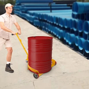 55 Gal Drum Dolly Heavy Duty Barrel Cart 2000lbs with Swivel Casters Steel - Picture 1 of 15