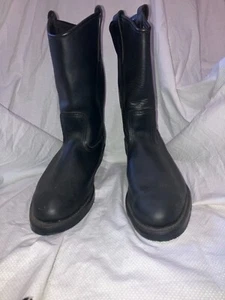 Botas Red Wing Pecos De Colección Cuero Negro Para Hombres 9EEE Modelo 1116 Hechas en EE. UU. NUEVAS - Imagen 1 de 11