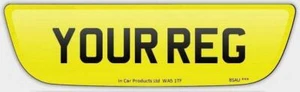 Rear MOT UK Road Legal Car Vehicles Registration Number Plate Rear For Rover 75 - Picture 1 of 6