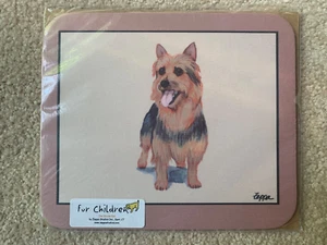 SOLO 1 SINISTRO - Nuovo Australian Terrier MOUSE PAD antiscivolo su sfondo beige liscio - Foto 1 di 1