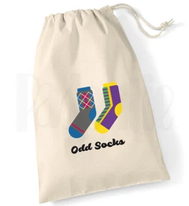 Odd Socks (#2) Drawstring Storage Bag - Picture 1 of 2