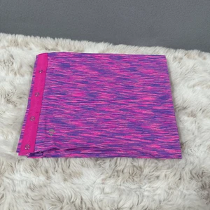 Ivivva Vinyasa Scarf Lululemon Village Chill Scarf Pink Purple Snap Closure Wrap - Picture 1 of 9