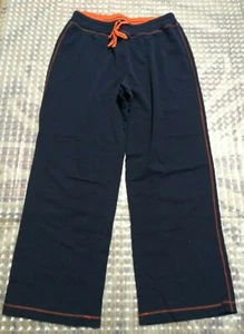 Pantalones cómodos Danskin ahora talla grande (12-14) promedio 12 azules/naranja - Imagen 1 de 5