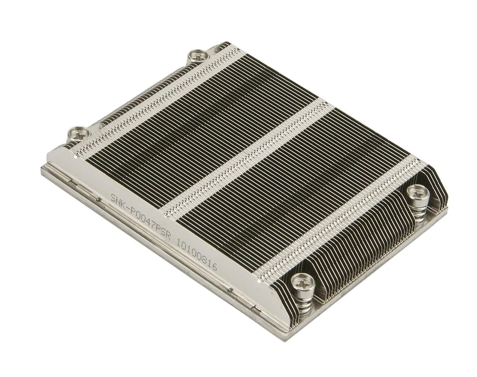 Supermicro SNK-P0047PSR 1U Passive Proprietary CPU Heat Sink Socket LGA1155/1150 - Image 1 of 1