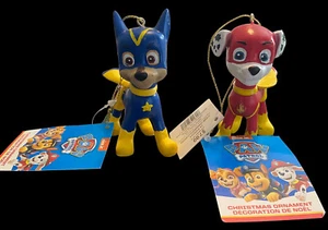 Kurt Adler 2.5 Inch Paw Patrol Christmas Ornaments Set Of 2 - Picture 1 of 23