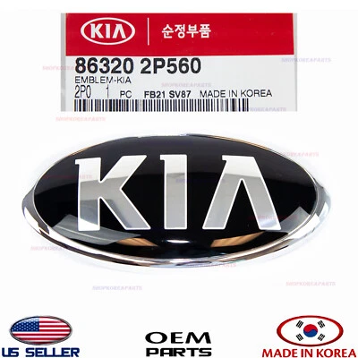 SÍMBOLO MARCA LOGO EMBLEMA -KIA- REJILLA DELANTERA ⭐OEM GENUINO⭐ KIA SORENTO 2014-2015 Foto 1 de 4