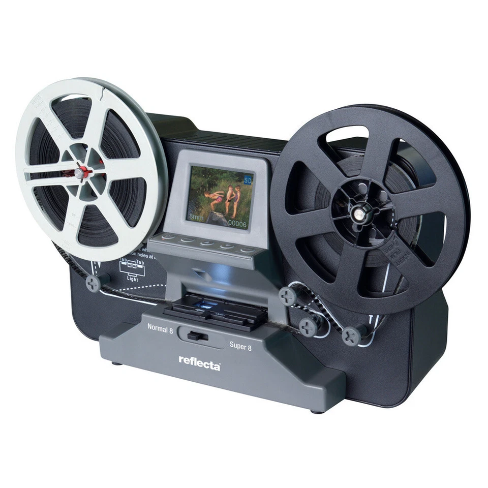 REFLECTA SUPER 8 und NORMAL 8 SCANNER  | MIETEN / LEIHEN | (bis 12,7cm Spulen) - Bild 1 von 4