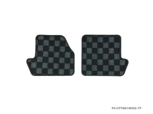 P2M DARK GREY Rear Carpet Floor Mats Set for Nissan Silvia 240sx S14 LHD New - Picture 1 of 1