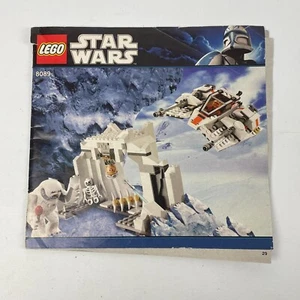 Lego Star Wars 8089 Hoth Wampa Cave Instruction Manual ONLY - No Bricks - Picture 1 of 6