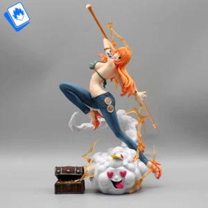 Action Figure One Piece Nami Sexy Boobs Pants 30cm STATUA DA COLLEZIONE Anime - Bild 1 von 10