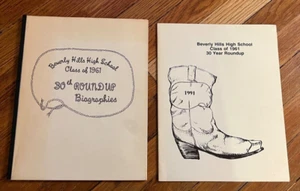 Vintage 1961 Beverly Hills High School 30 Year Roundup & Reunion Booklet - Bild 1 von 5