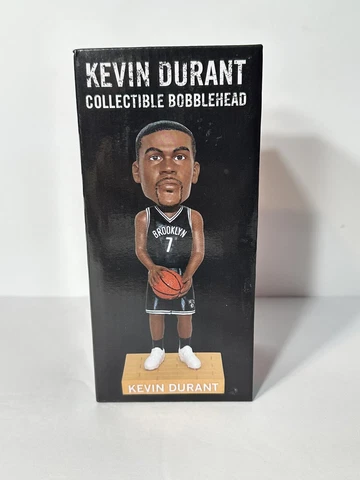 Kevin Durant Collectible Bobblehead Brooklyn Nets Gamestop Exclusive NIB NEW Cover