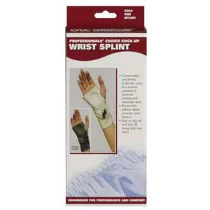 OTC Wrist Splint, 8-Inch Adult, Lightweight Breathable, Small (Left Hand) Gray - Picture 1 of 1