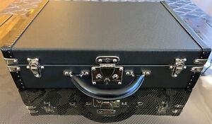 Genuine Louis Vuitton President Briefcase Black Taiga Leather RARE Collectible 