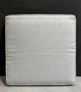 New 1 Piece Solid Light Gray 25” Square Patio Lounge Chair Cushion Seat Pillow