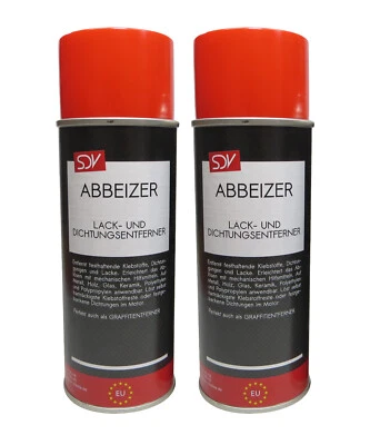 ABBEIZER 2x 400ml Lackentferner Dichtungsentferner Spray Dose Autolack KFZ PKW - Bild 1 von 2