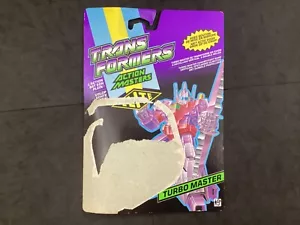 CARDBACK Tech Spec - Transformers G1 1990 TURBO MASTER elite action masters EURO - Picture 1 of 2