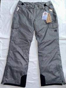 Avalanche Women’s Ski Pants Expandable-Waist Insulated Waterproof Gray Size L - Picture 1 of 8