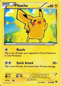 XY Base Set #42/146 Pikachu - Imagen 1 de 2