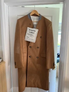 NEW MAISON MARTIN MARGIELA MMM x H&M Camel Wool Coat EUR 54/US 44R Kanye Yeezy - Picture 1 of 4