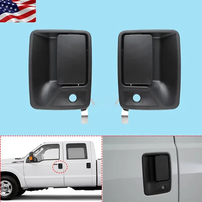 2x Manija de puerta delantera exterior para Ford F250 F350 F350 F550 Super Duty 1999-2016 Foto 1 de 4