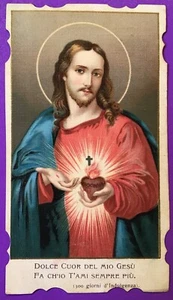SANTINO HOLY CARD, SACRO CUORE DI GESÙ -RIF. 9736 - Foto 1 di 2