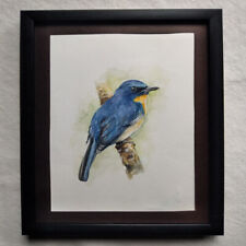 Original Watercolor Bird Handmade Painting On Paper Realistic Painting