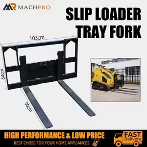 Free Shipping 2024 MachPro MP-S300 Skid Steer Loader Tray Fork 36 in Forks Part - Picture 1 of 17